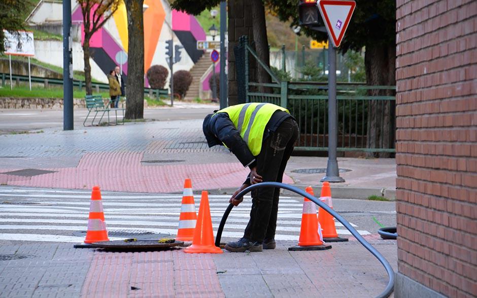 travaux assainissement Cerny